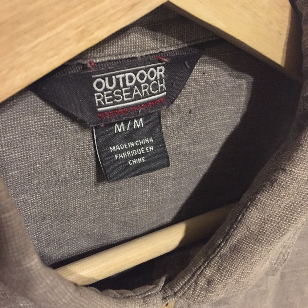 Outdoor Research hemp Harellson button up